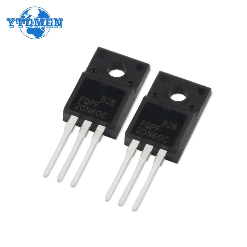 5PCS FQPF20N60C MOSFET Transistor FQPF20N60 TO-220F 20N60 20A 600V