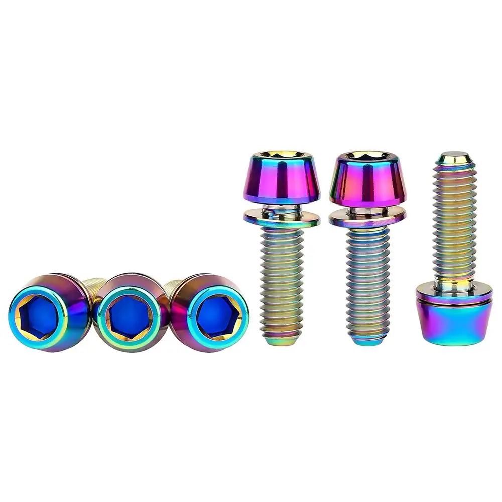 High Quality M5x16mm Titanium Bolt M5x20mm M5x18mm Disc Brake Screws With Washer Stem Clamp Screws