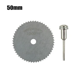 HSS Mini Cutting Disc 50/60mm Circular Saw Blade For Wood PVC Plastic Metal Cutter Power Rotary Tools