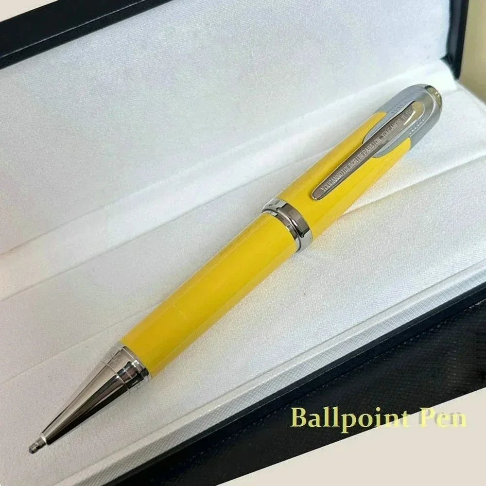 أفضل جودة مجموعة MB Enz Feri قلم حبر أحمر مشهور منحوت مجوف للكتابة على المكتب قلم الكرات الدوّارة مع الرقم التسلسلي