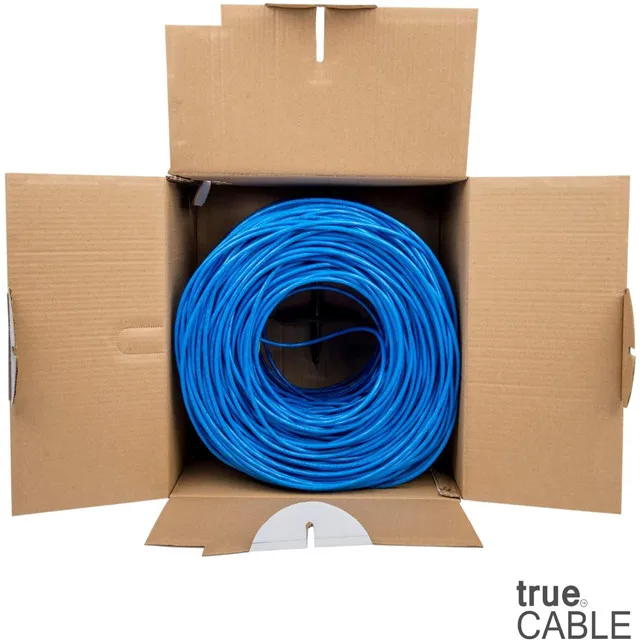 Cable a granel de 200m, 305m, 500m, 1000 pies por rollo, Cat5e, Cat6, Cat7, Cat8, red Lan a granel, 305m, 1000 pies, caja de fácil extracción de cobre desnudo