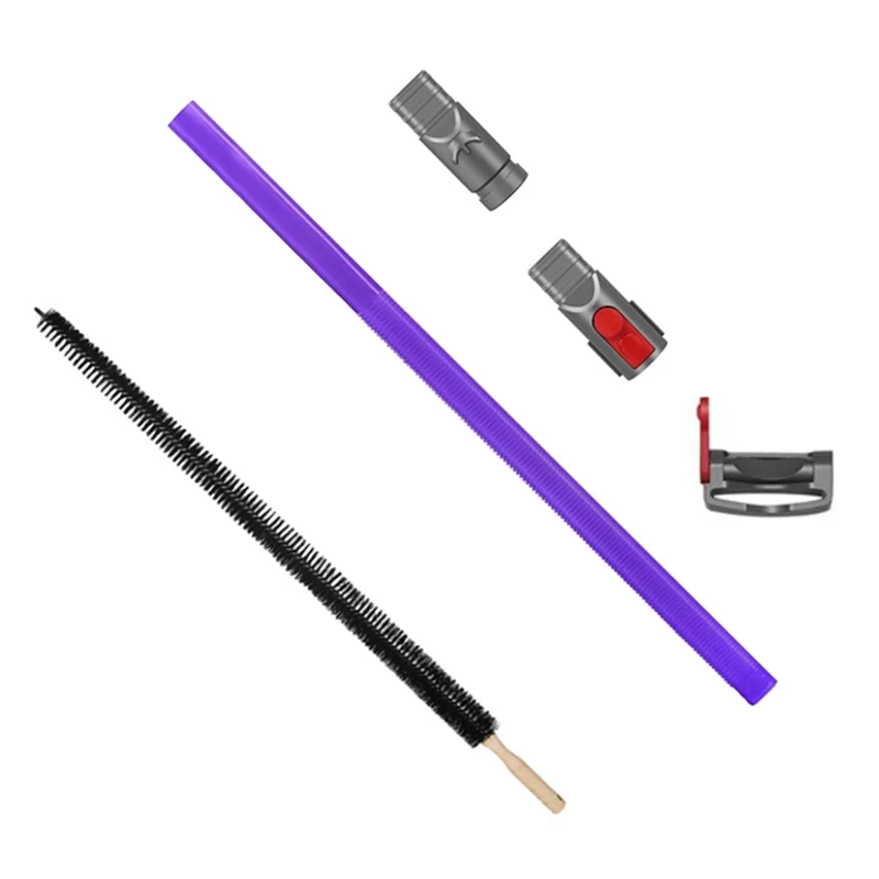 WHYY-5PCS طقم تنظيف فتحة التهوية للمجفف لدايسون V7 V8 V10 V11 V12 V15 V6 مرفق فتحة التهوية لإزالة الوبر للزوايا والفجوات