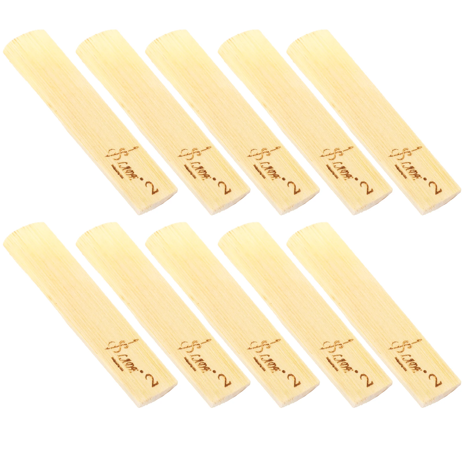 

10Pcs Replacement Saxophone Reeds Clarinet Tenor Sax Reeds Kit Professional Musical Instrument Parts Accessories