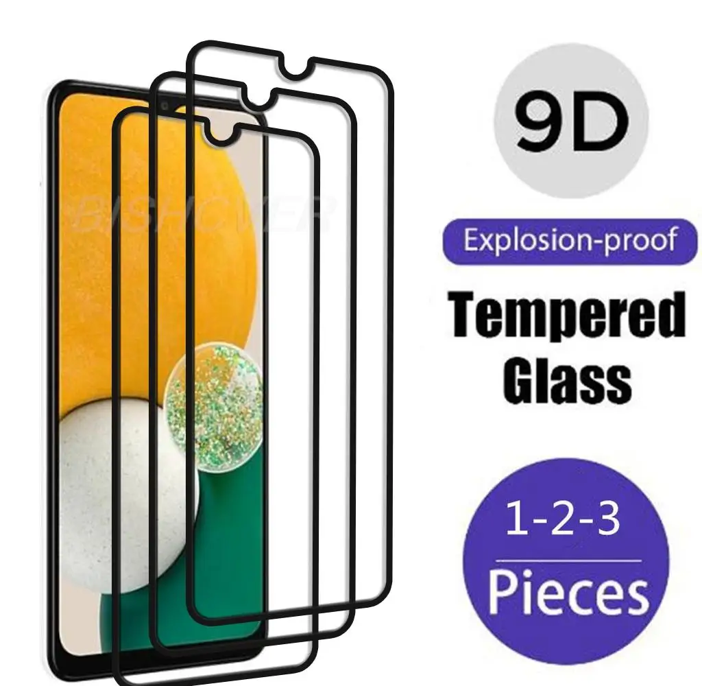 9D Volle Abdeckung Schutz Glas Für Samsung Galaxy Wide6 SM-A136S A13 5G SM-A136U Ausgeglichenes Glas-schirm-schutz
