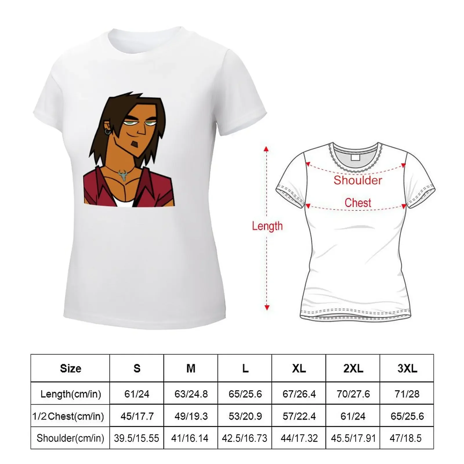 Total Drama - Alejandro T-shirt oversized funny tops Women