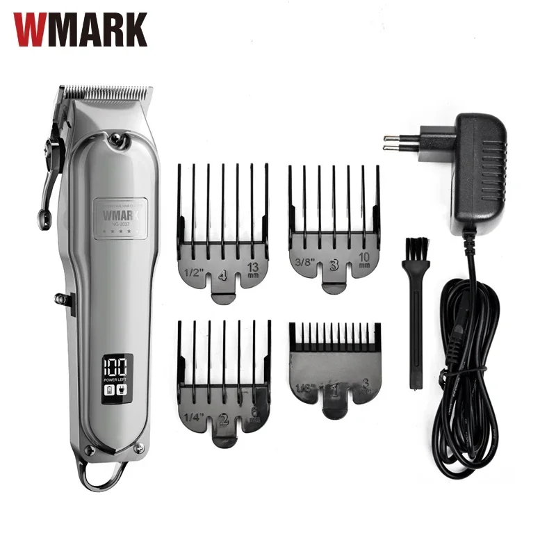 

WMARK All-metal Cordless Hair Clipper NG-2037 Electric Hair Clipper 2500mAh Cordless Hair Cutter