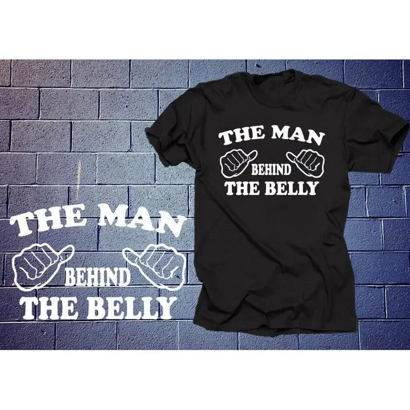 

Футболка «Человек за животом» Футболка для беременных с забавной рубашкой Футболка для беременных