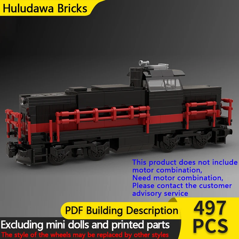 

Модель городской автомобиль MOC, строительные кирпичи BR-275, грузовой локомотив, модульная технология, детские праздничные подарки, сборные игрушки, костюм