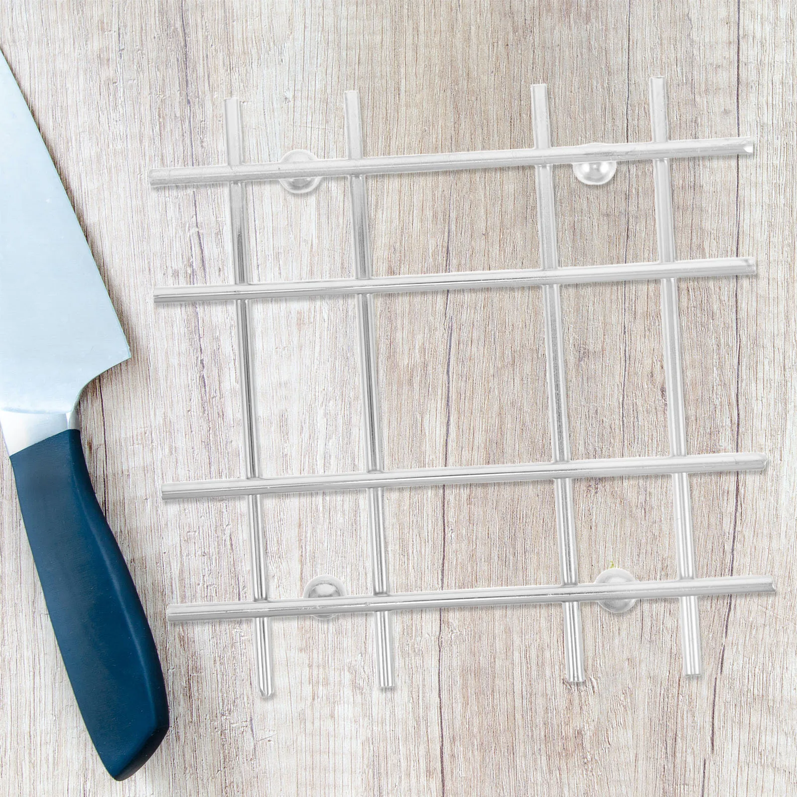 

Metal Kitchen Heat Resistant Pot Holder Iron Multi Purpose Heat Resistant Mat for Hot Plates Dishes Pan Stand Table Protector