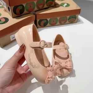 ميني ميليسا صندل أطفال, صندل فواكه أناناس, حذاء مربى الفراولة طفلة الأفوكادو, جديد أفضل 10 مبيعات صنادل ميليسا للرضع - رقم 3