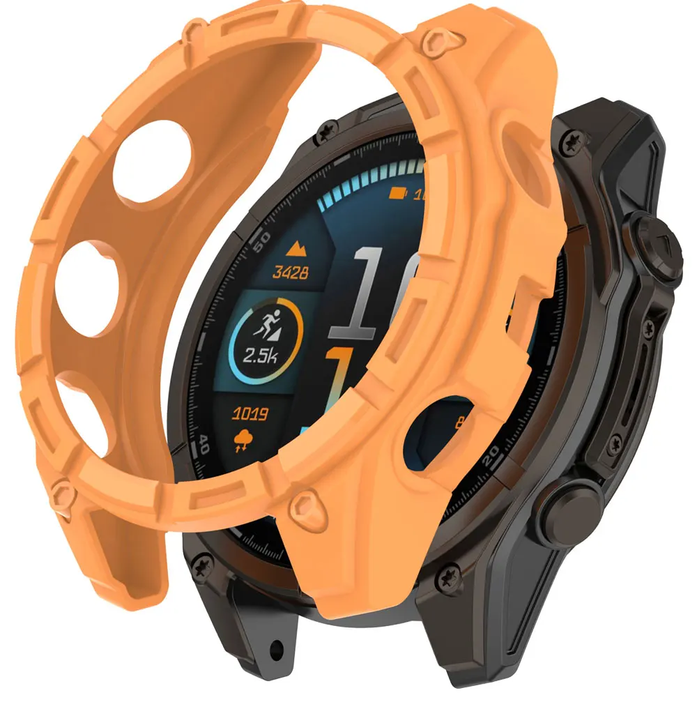 Silikon-Uhrenabdeckung für Garmin Fenix8 Solar 51 mm 47 mm Band Smart Watch Ersatzschale Garmin Fenix 8 AMOLED Schutzhülle – Detail 15