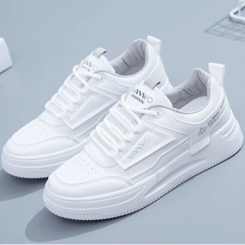 2024 Spring Festival New White Sports Shoes Women's Casual Flat Shoes Low-top Vulcanized Shoes Style Sneakers