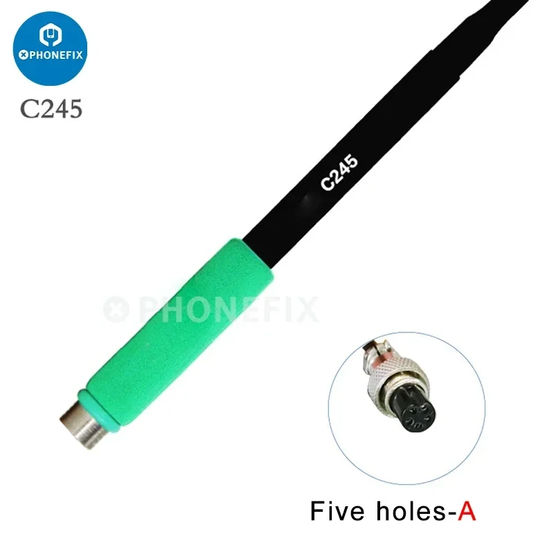 Universal High Precision T210 T115 T245 Soldering Iron Handle 5/6 Holes Handle Replacement With Adapt For JBC Soldering Station