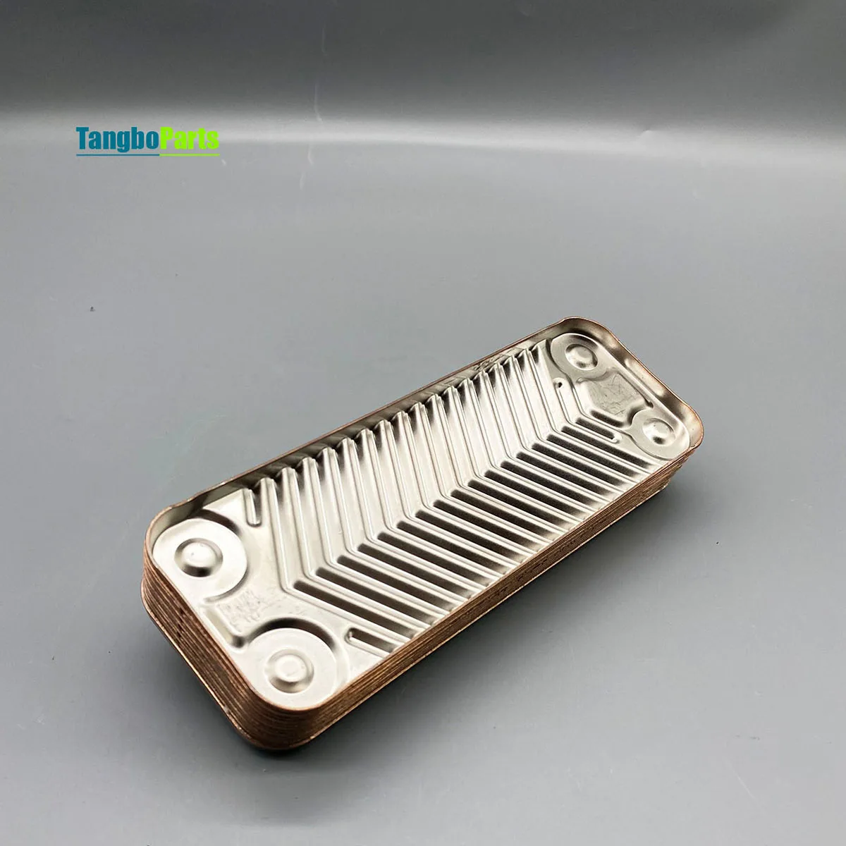 Heating Furnace Parts Secondary Heat Exchanger 175mm 12-Plates Plate Exchanger For Protherm Gas Boilers Replace