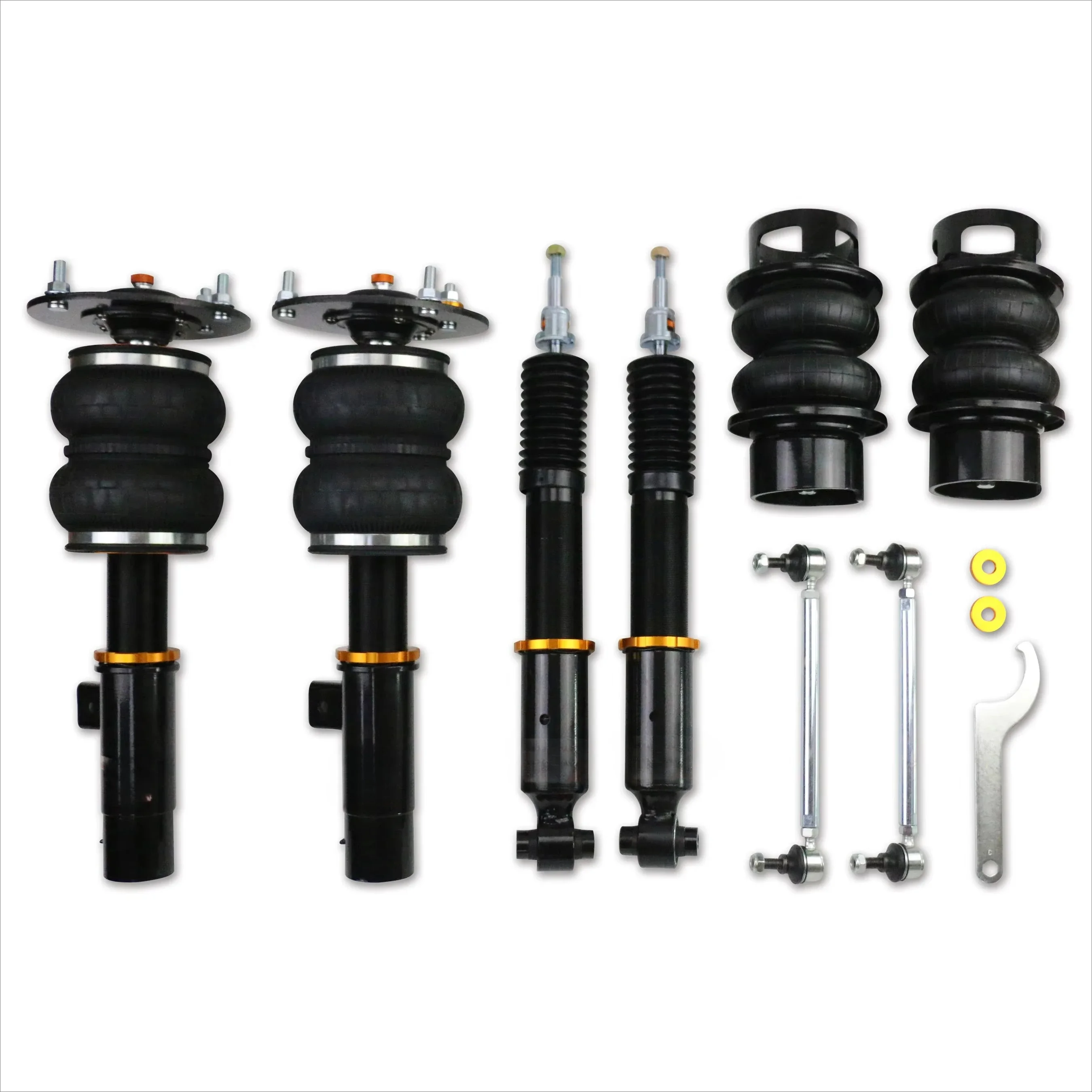 Mono Tube 30 Steps Adjustable Coilover Shock Absorber Air Suspension System Kit for 3 F30 2011-2016