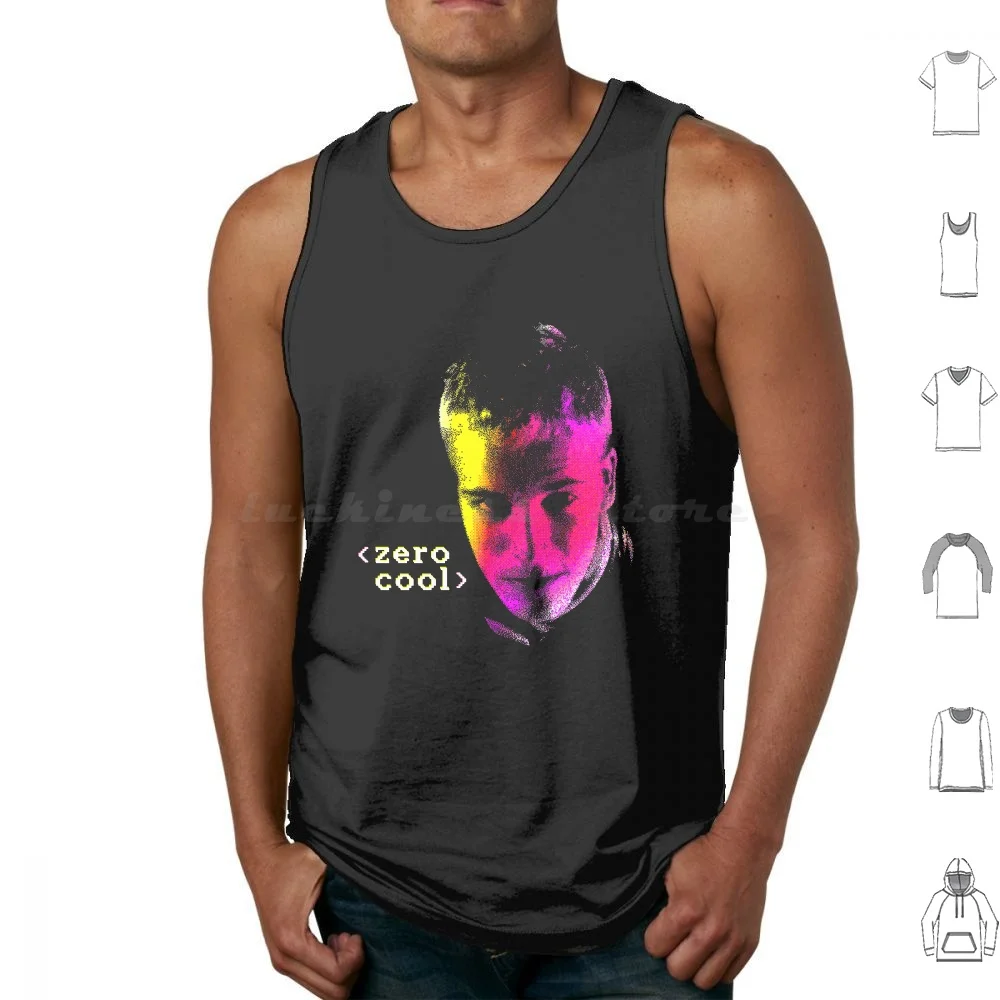 Zero Cool Tank Tops Print Cotton Hackers Zero Cool 8bit 8 Bit