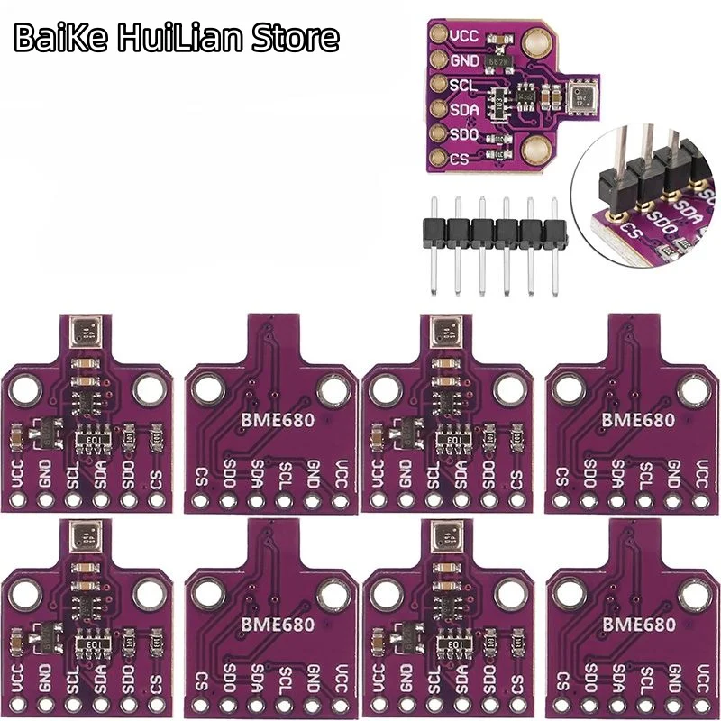 

Bme680 Digital Temperature Humidity Pressure Sensor Cjmcu-680 High Altitude Sensor Module Development Board