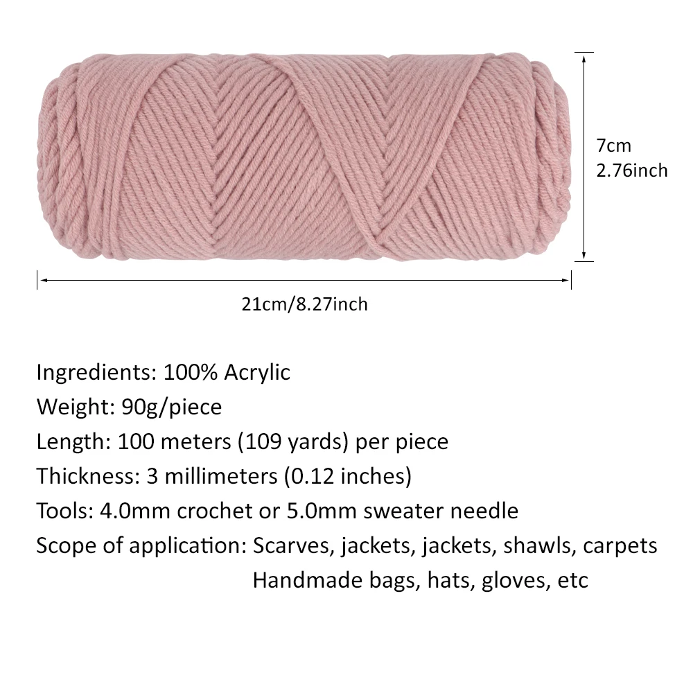 1 قطعة غزل القطن DIY ، غزل الحرف اليدوية ، سترة إبداعية منسوجة يدويًا ، لوازم غزل البطانية ، خيط غزل مثالي ذاتي الصنع