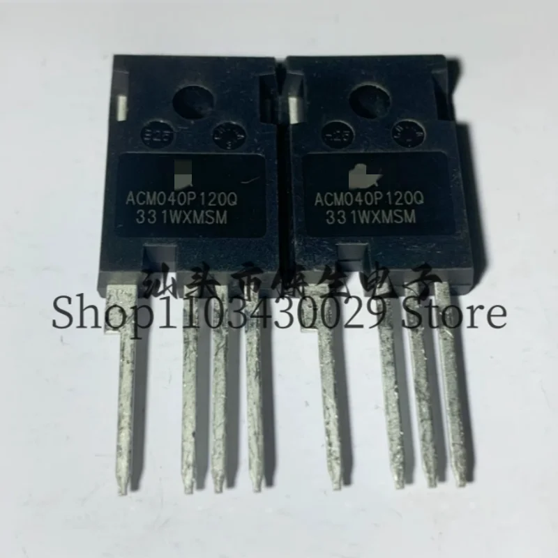 10Pcs Genuine ACM040P120Q ACM040P120 TO-247-4 64A 1200V Silicon Carbide MOSFET Transistor