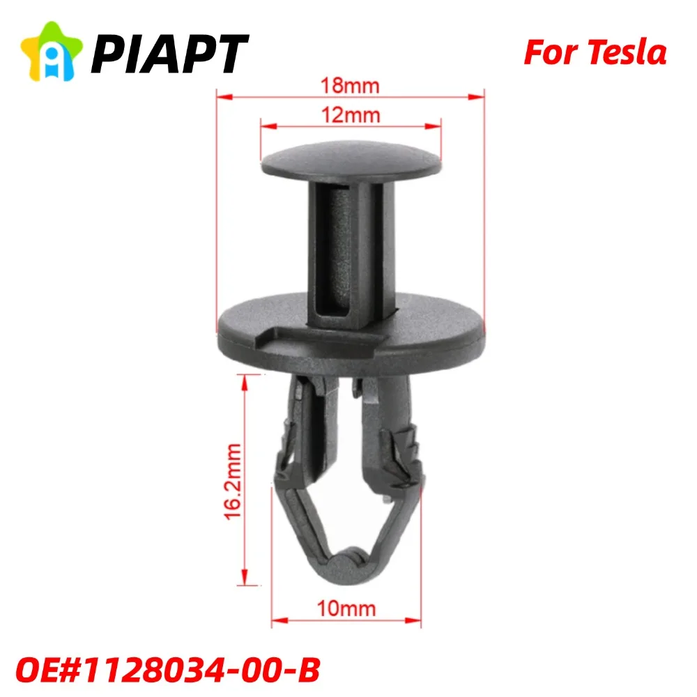 20pcs OE# 1128034-00-B Engine Under Cover Push-Type Retainer 1128034-00-B for Tesla Model 3 Model Y