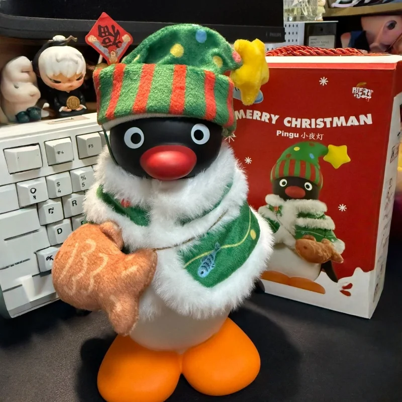 

Лидер продаж, натуральный ночник с пингвином, периферийный светильник с похлопыванием, платье с животными, прикроватная лампа, украшение, детские игрушки, подарки