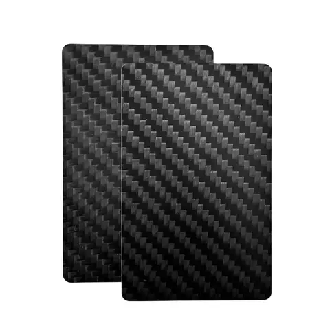 5Pcs NFC Carbon Fiber Card NFC Business Card Fast Reading Ntag 215 Smart Name Card Digital Business Card Social Recognition Card