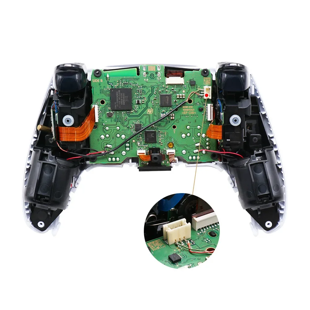 DIY cor luz bordo para ps5 controlador, 6 cores pode mudar, luminated d-pad, thumbsticks botões, kit led para playstation 5