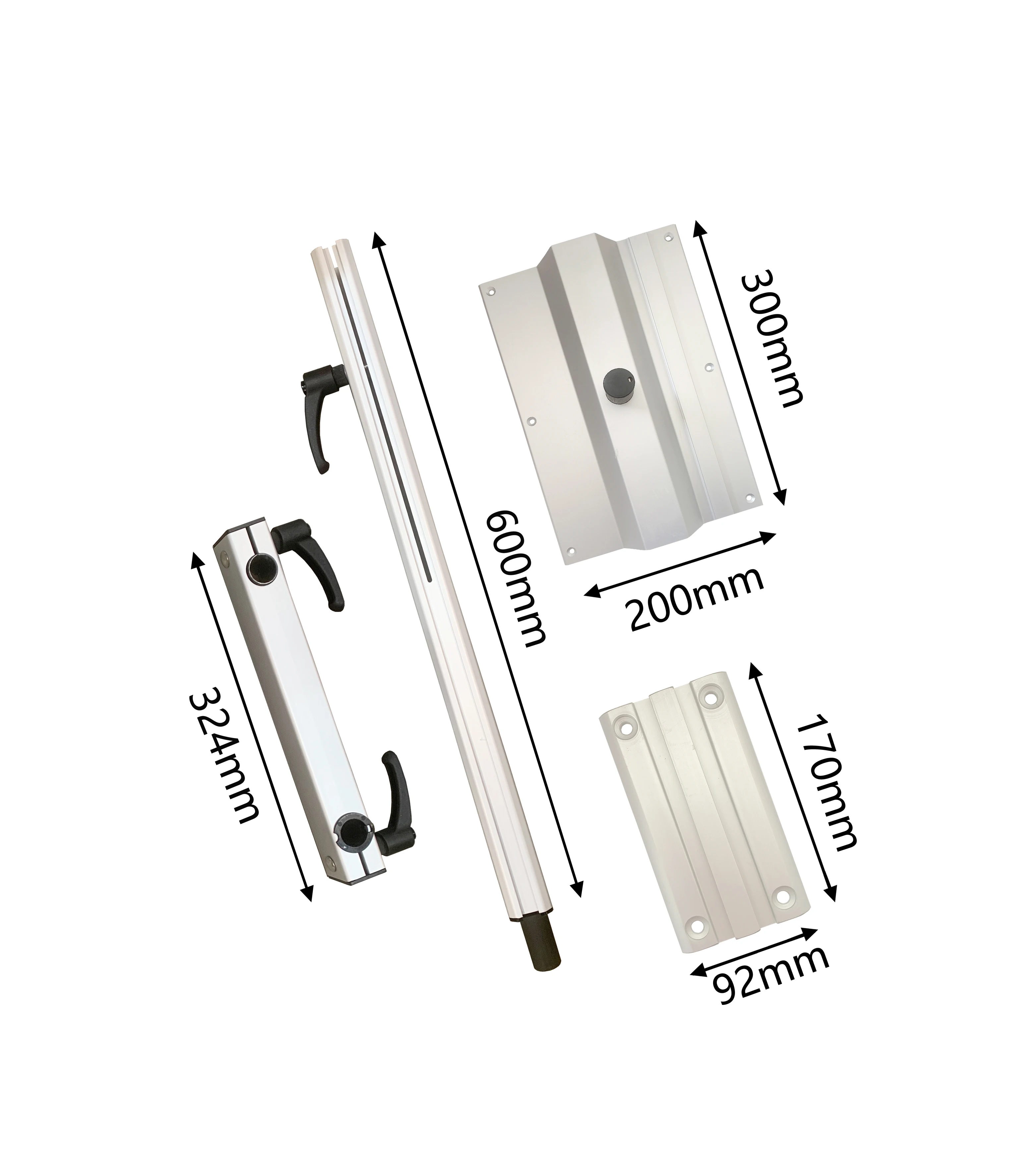أرجل طاولة RV HOT مع ساق مقطورة للسفر متوفرة مصنوعة من سبائك الألومنيوم المتينة