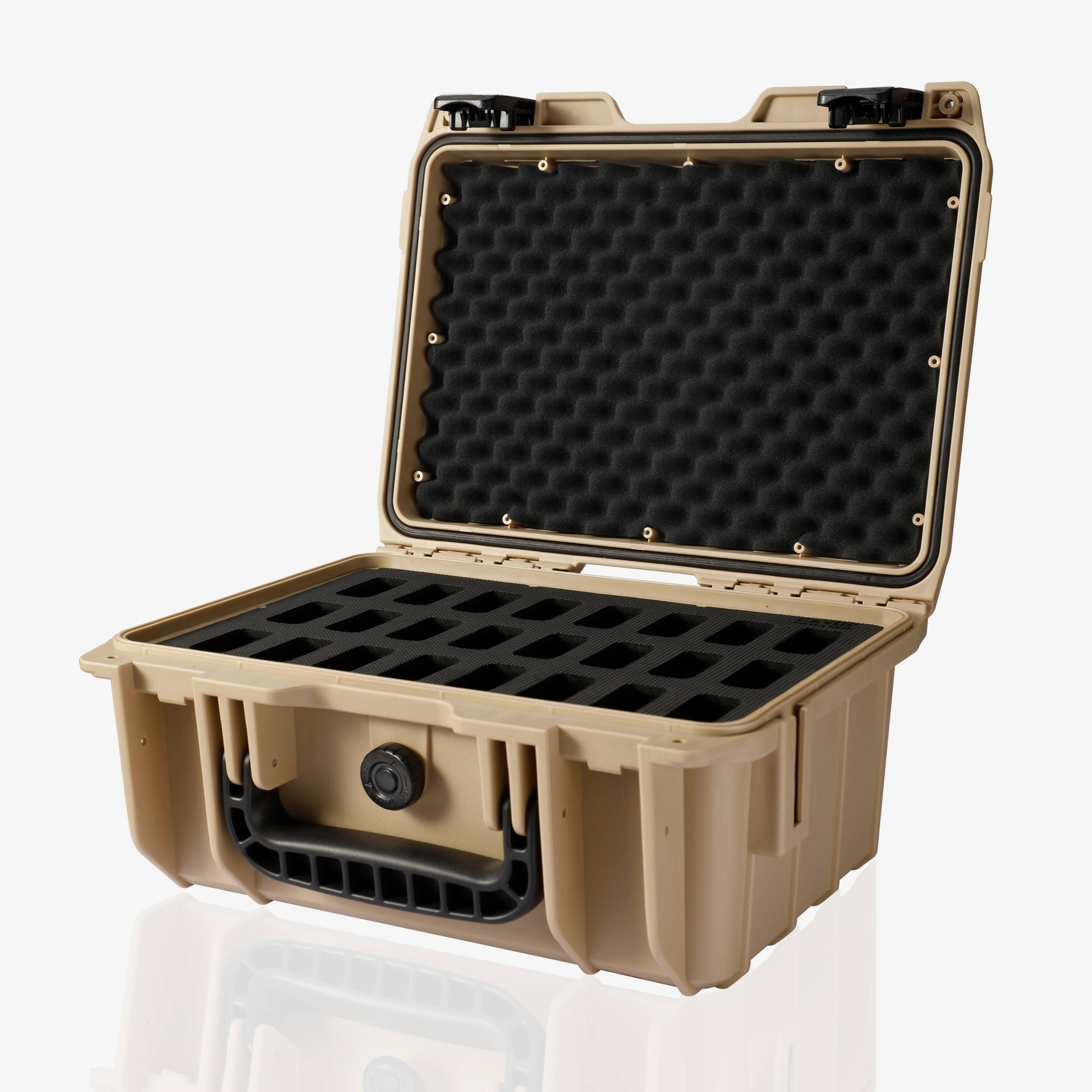 CAVOLKNIFE Case-AC03G GOBI YELLOW 24-MESSER-CASE Hardcases Outdoor-Case