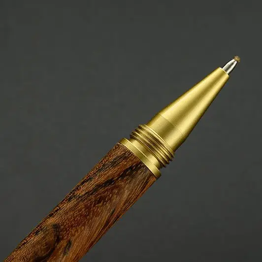 Brass sandalwood signature pen Jewel pen retro personality creative business gift pen