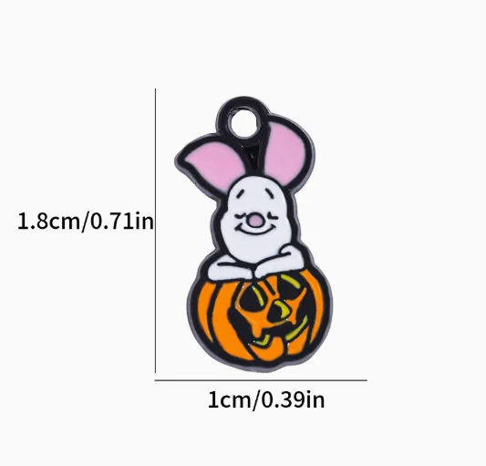 Lot 10 Pcs Cartoon Halloween   Charms Jewelry Making  Earrings Pendants Necklaces Bracelets DIY Accessories gift