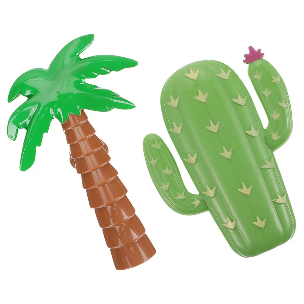 

2Pcs Creative Coconuts Tree Shaped Beach Towel Clips Windproof Clothes Holders for Pool Chairs Travel Beach Towel Clips