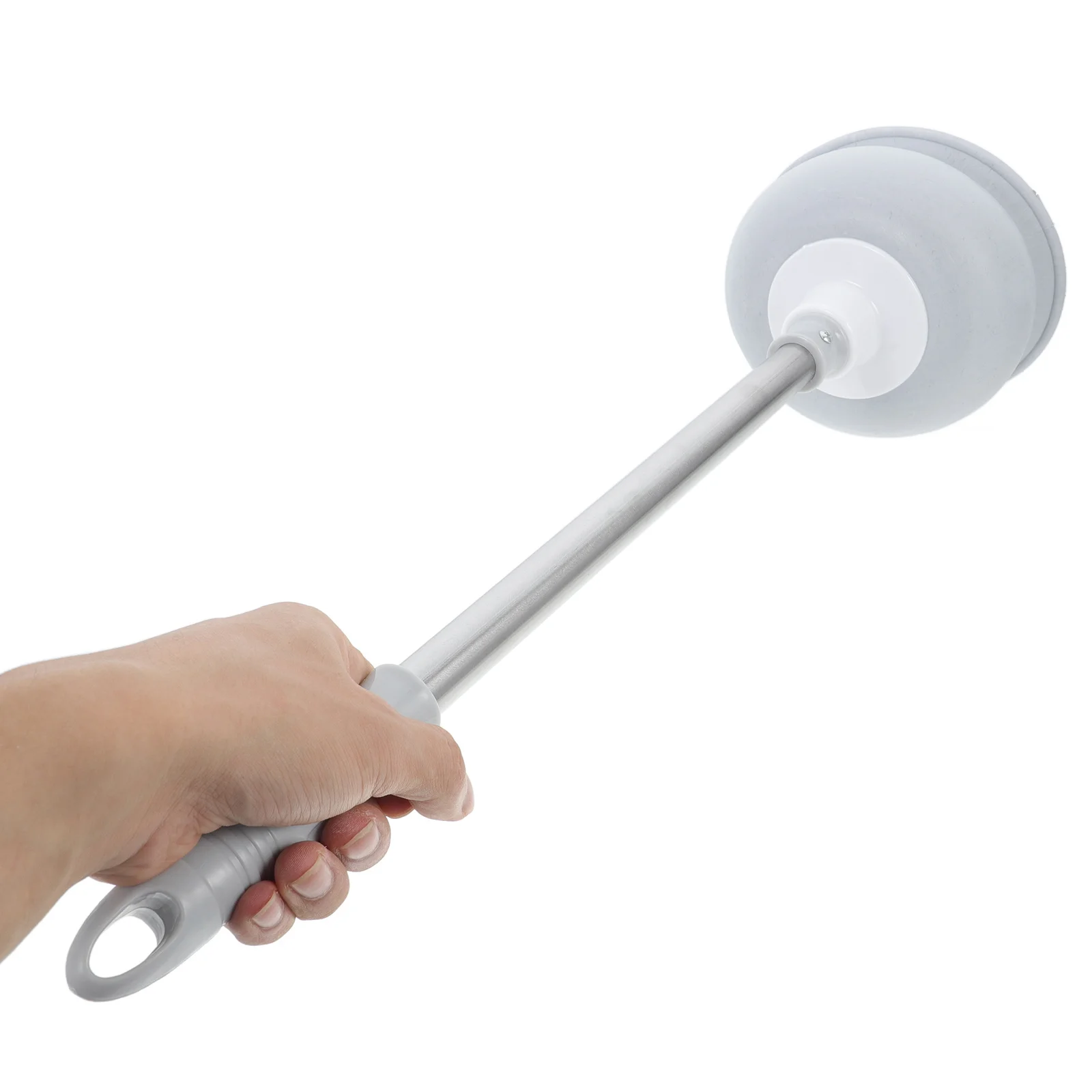 

2Pcs Toilet Plunger Anti Clogging Tool Long Handle Bathroom Cleaning Practical Ergonomic Grip for Home Office Hotel