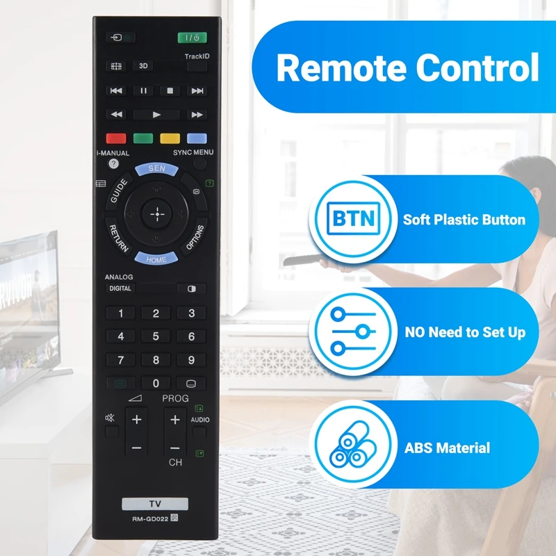 RM-GD022 Télécommande Pour Sony TV RM-GD022 RM-GD021 RM-GD020 RM-GD023