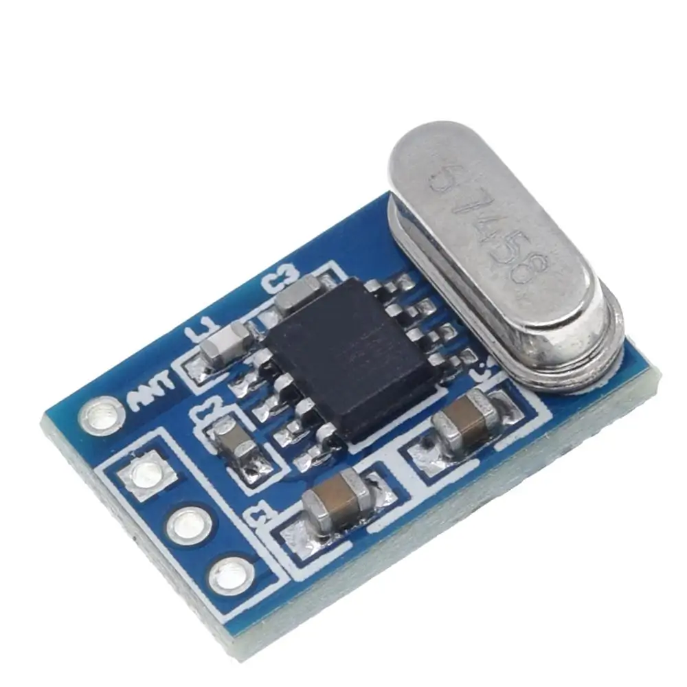 TZT  1Set 2Pcs 433MHZ Wireless Transmitter Receiver Board Module SYN115 SYN480R ASK/OOK Chip PCB for arduino image 5