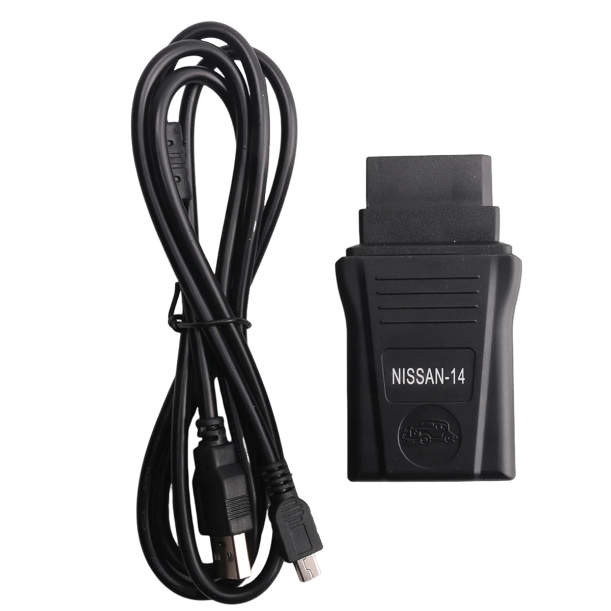 

ABIY 14-контактный для Nissan Consult-интерфейс 14-контактный USB автомобильный диагностический OBD кабель с кодом неисправности Инструмент OBD к OBD2 16-контактный разъем