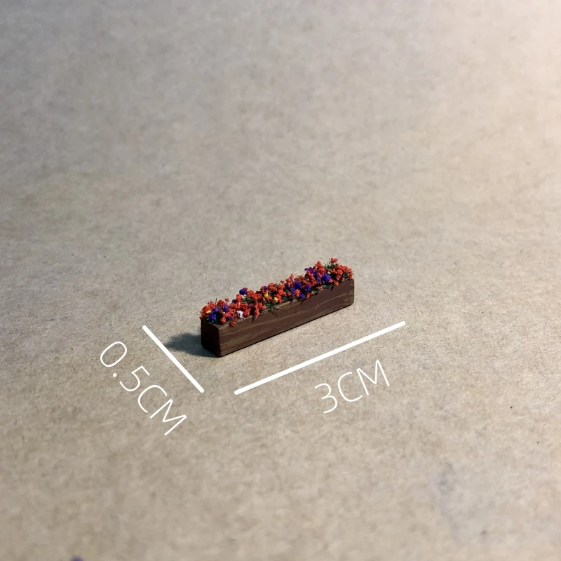 1:64 Diorama Piante in miniatura Miniaturizzazione Simulazione Bonsai Modello di scena Puntelli per garage Accessori per scene di piante in vaso