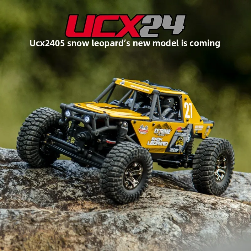 NEW UDIRC UCX24 UCX2405 1/24 RC Crawler Brushless/Brushed Motor 4WD Mini Rock Crawler 3-Speed Transmission RTR Car Toys