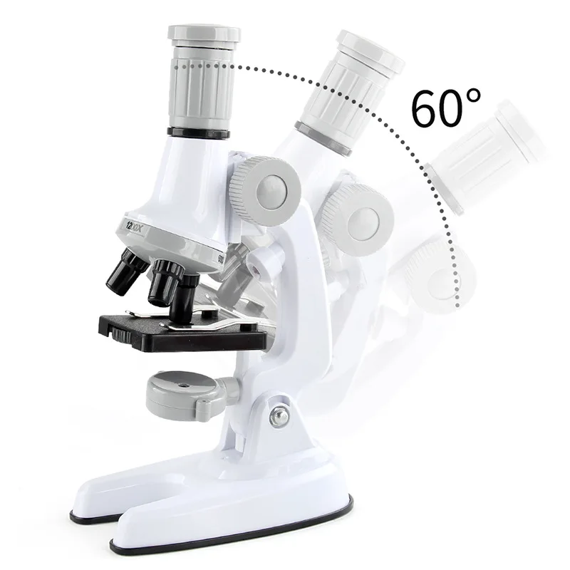 Imagem -04 - Brinquedo de Microscópio Infantil Conjunto de Experimentos Científicos Estudante da Escola Primária Faça Você Mesmo Novo