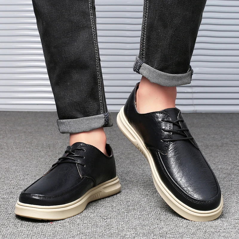 

Мужские классические оксфорды в британском стиле, деловые формальные туфли на шнуровке из спилка, модельные туфли на шнуровке для мужчин, удобная повседневная обувь