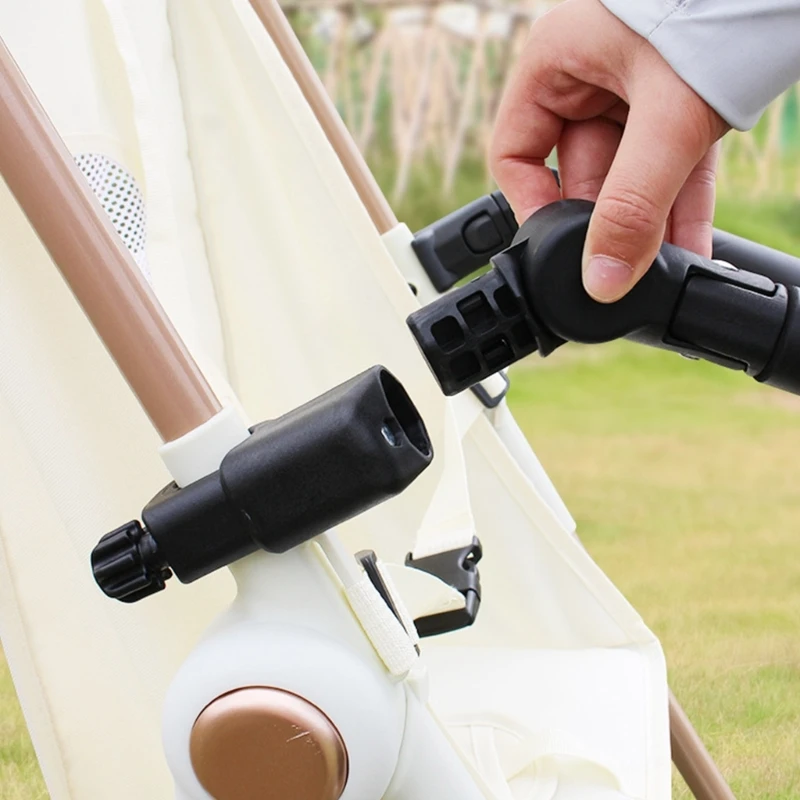 

Universal Strollers Armrest Detachable Rod PU Leather Bumper Guard for Safety