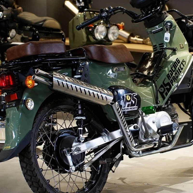 Full-Size Custom Motorcycle ExhaustRS Original, Cub CC110 Exhaust Pipe, The Whole Section Is More Cost-effective Than Japan's Wu