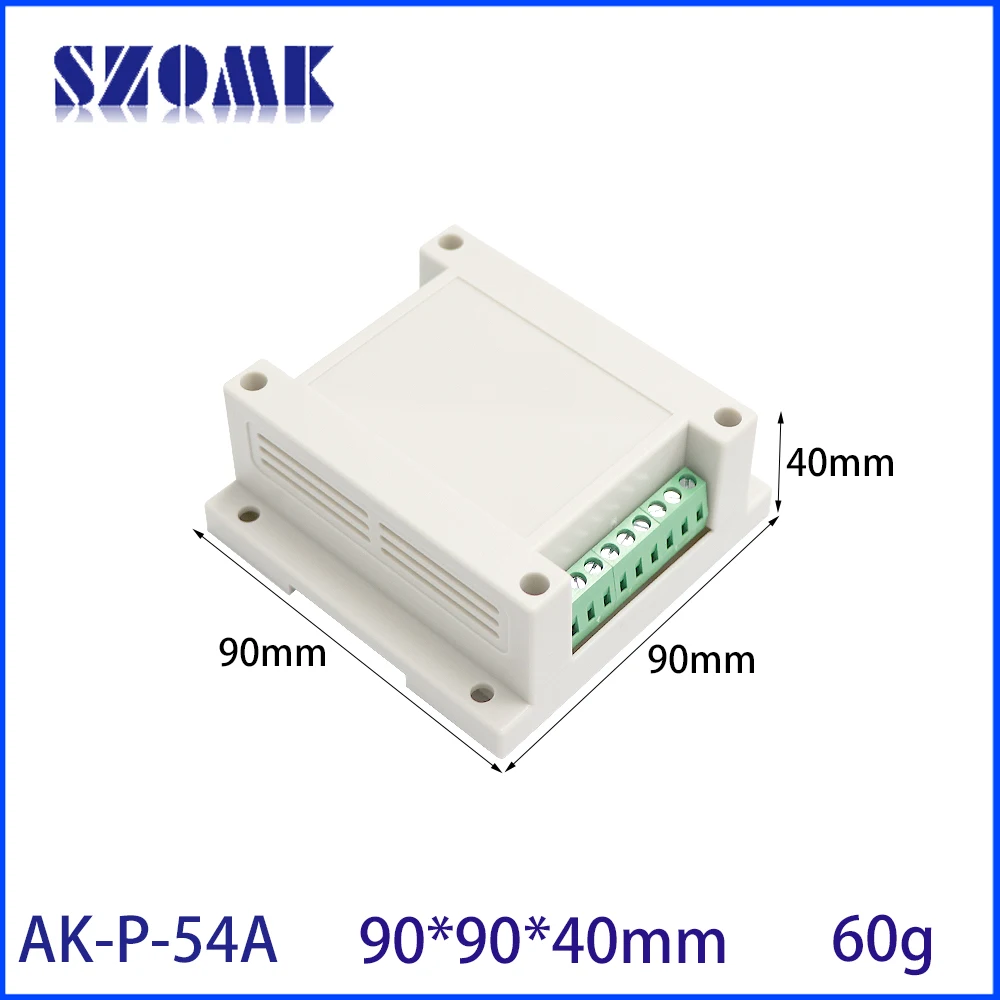 128-5.08 Terminal 9-Bit Bilateral Over-Line Box Rail Type Housing Instrument Electronic Enclosure Junction Box With Terminals