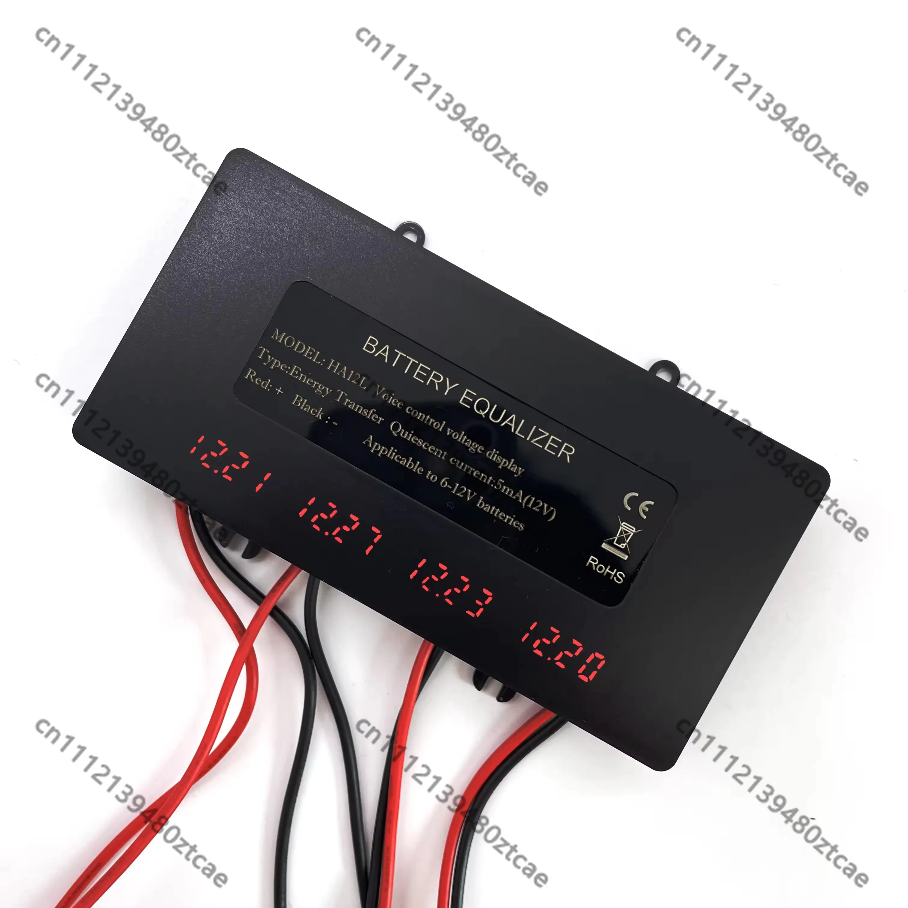 LCD Battery Equalizer 24V 48V, Solar Battery Balancer for Lead Acid & Lithium Batteries, Extend Battery Life, Voltage Monitoring