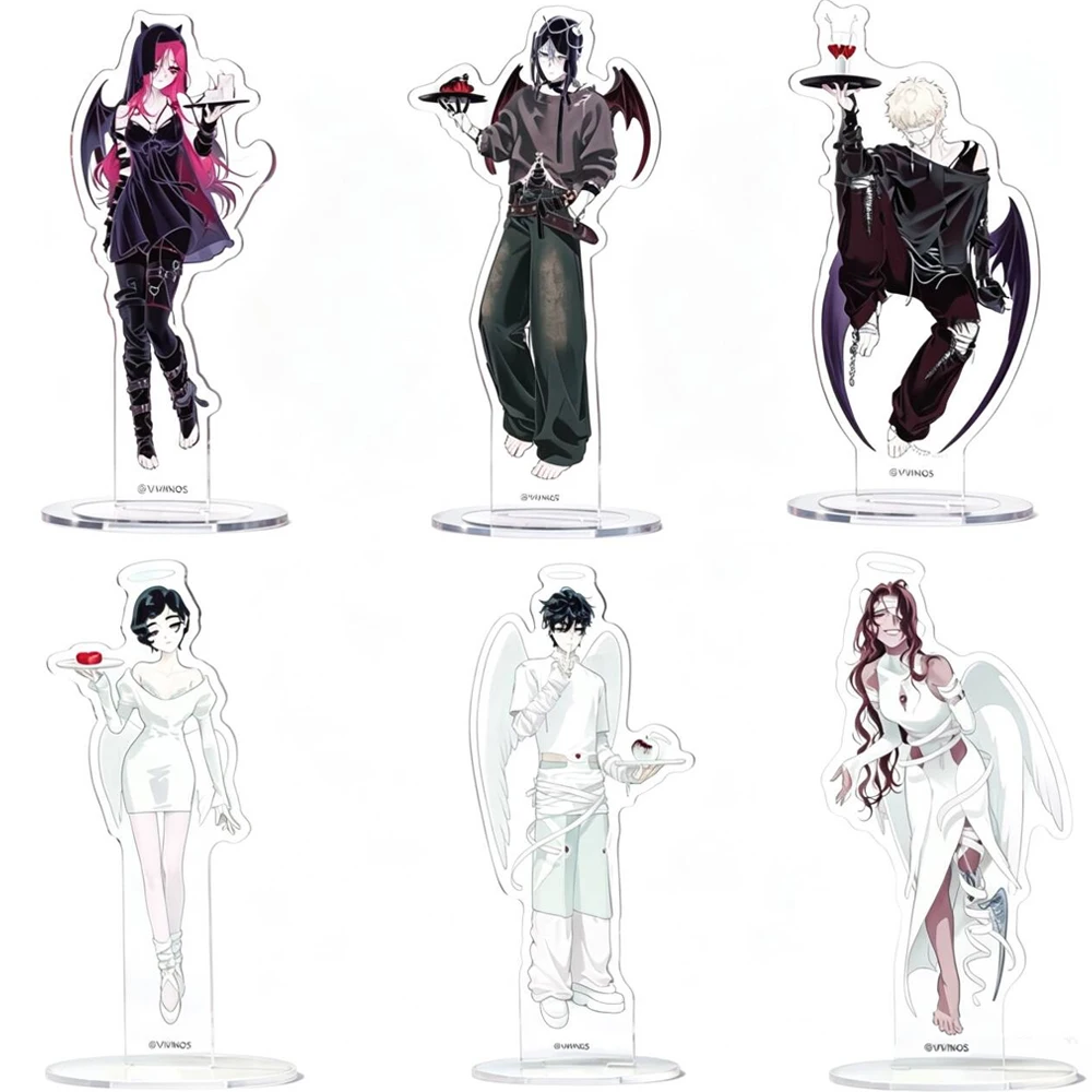 

Anime Alien Stage Ivan Till Sua Mizi Hyuna Luka Cosplay Standing Plate Acrylic Cartoon Figure Stand Unisex Accessories Prop