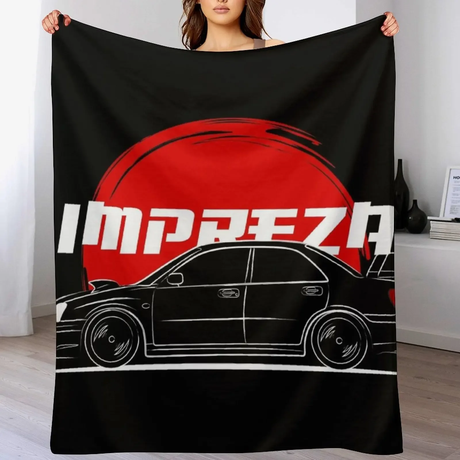 WRX Racing Throw Blanket Cozy Light Blanket for Travel Camping Picnic