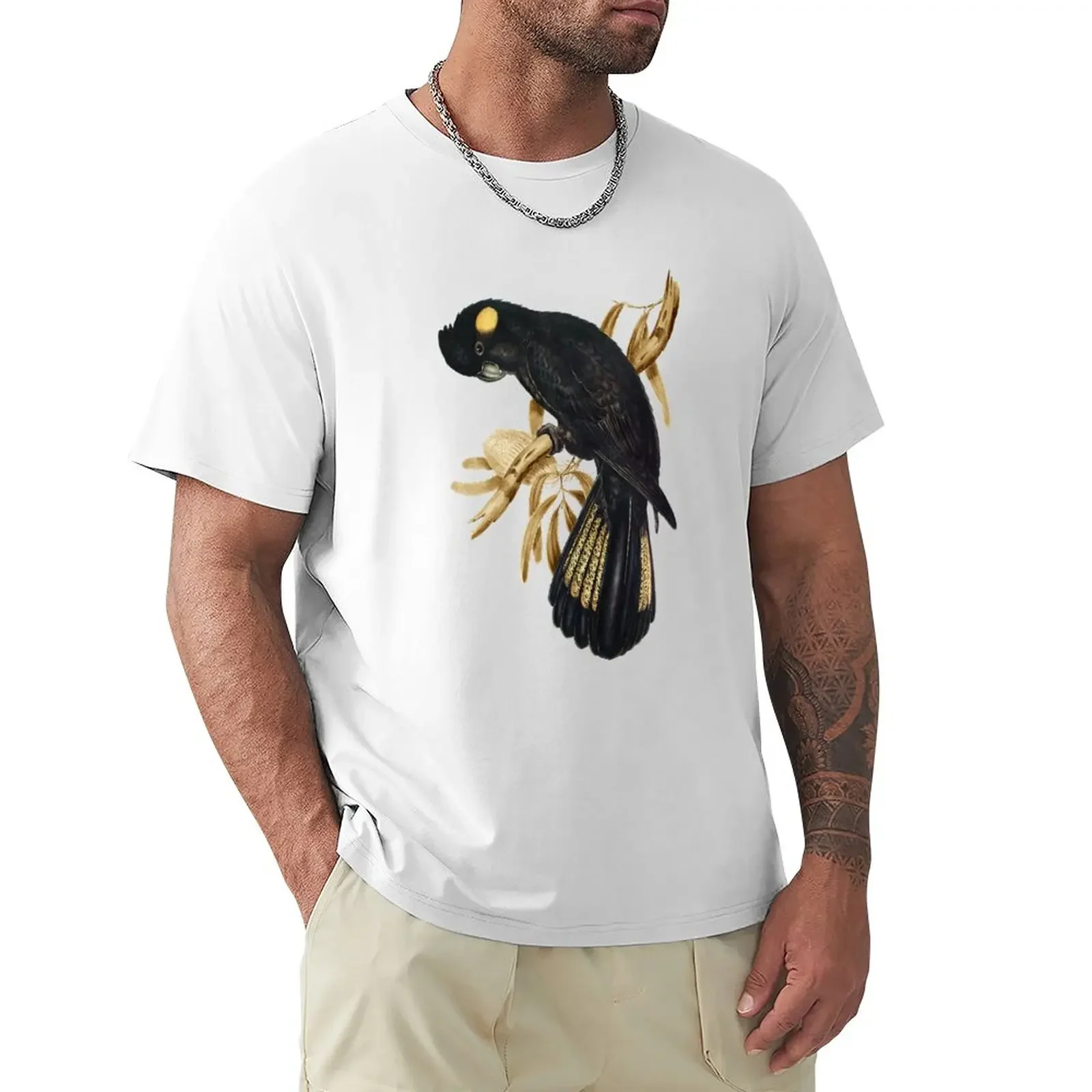 Yellow-tailed Black Cockatoo T-Shirt sublime anime t shirts graphic t shirts t shirts men