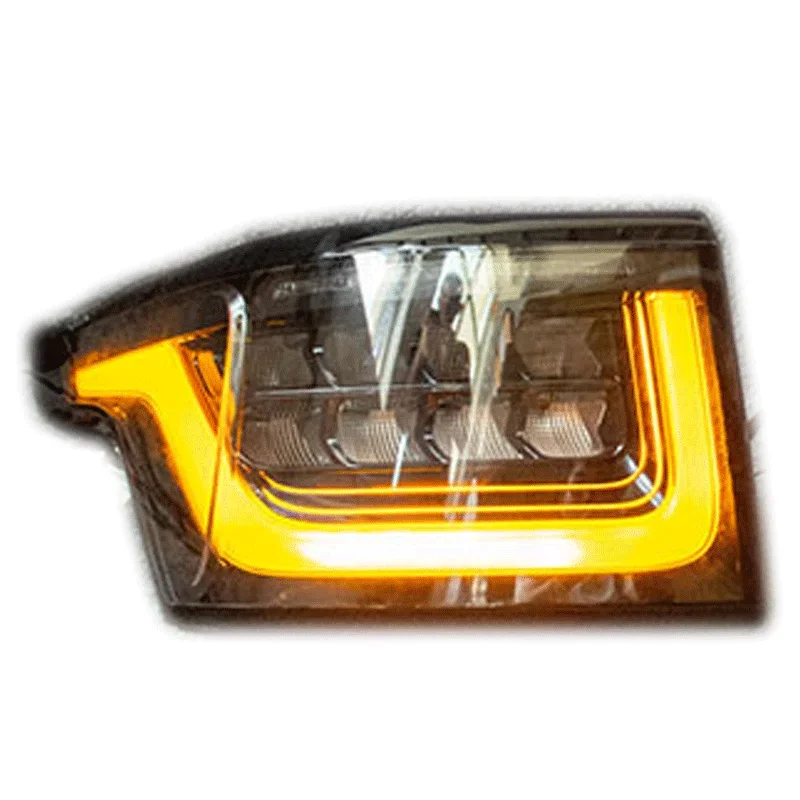 22 New original Land Rover Range Rover Sport original headlights with daytime running light effect make driving at night safer