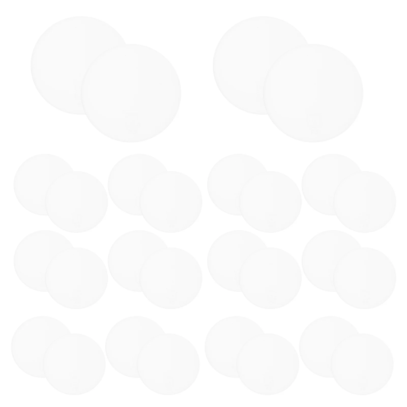 

50Pcs Bottle Caps Leak Proof Replacement Pe Material 53mm Seal Lid for Milk Bottle Jar Pudding Juice Storage