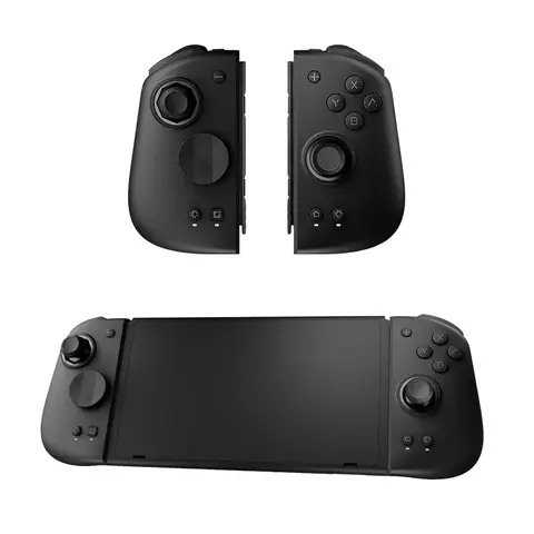 MOBAPAD M6 HD Joy Con'lar Hall Joystick'ler HD Titreşimli Siyah M6 HD Nintendo Switch Joycon, Nintendo Switch OLED için